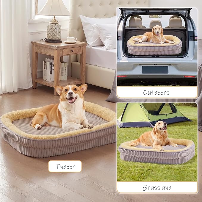 Orthopedic Dog Bed for Puppy, Extra Small Dogs Breeds, Oval Cat Bed, High - Image 7