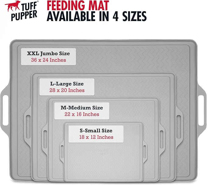 Tuff Pupper 22x16 Medium Dog Feeding Mat - Image 6