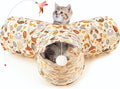 Tempcore Pet Cat Tunnel Tube Cat Toys 3 Way Collapsible, Cat Tunnels by Tempcore
