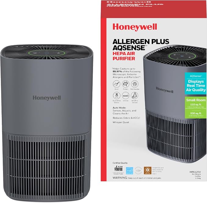 Honeywell Allergen Plus Compact HEPA Small Room Air Purifiers by HoneywellPluggedIn