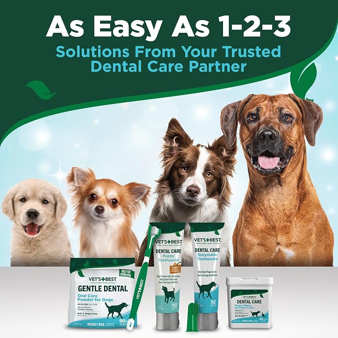 Vet's Best Dog Toothpaste & Toothbrush Kit - Image 7