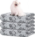 LOKOZ 3 Pack Dog Blankets for Small Dogs, Washable Pet Throw Blanket for Bed by LOKOZ