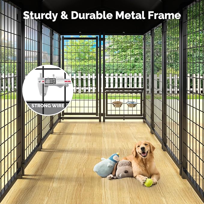 Sino Luban Outdoor Dog Kennel Outside Run - Image 5