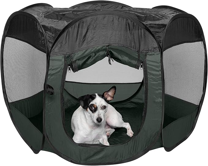Furhaven Portable Dog Playpen Cat Tent, Pet playground, Kennel foldable indoor by FurHaven