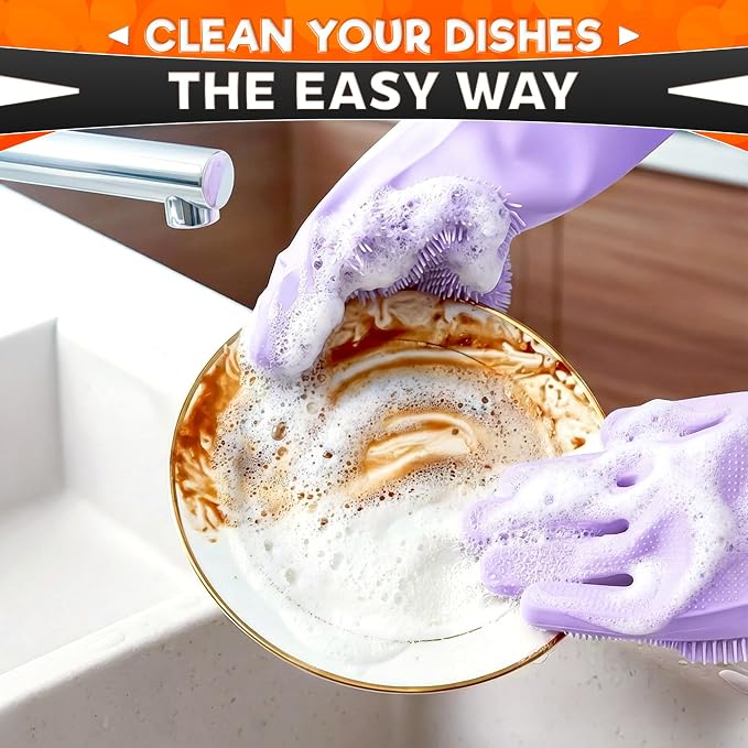 Cat & Dog Washing Gloves for Bathing – 2-in-1 Design Dog Scrubbing Gloves for - Image 6