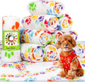 Tatuo 12 Pieces Puppy Blanket for Litter Dog Bulk Summer Throw Blanket Puppy by Tatuo
