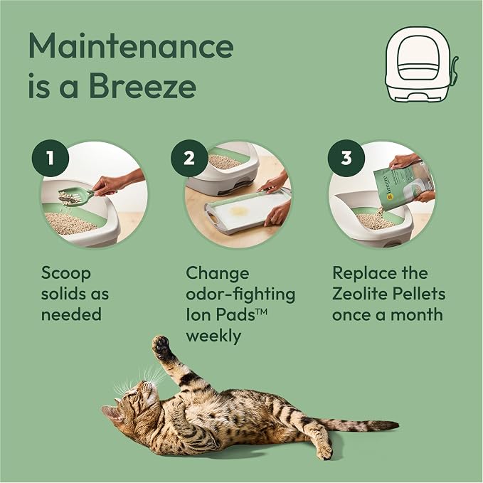 Purina Tidy Cats Breeze Covered Cat Litter Box System Kit - Image 6