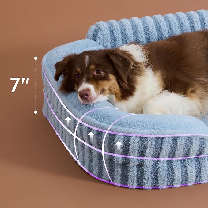 LE SURE Cute Dog Beds Large Sized Dog, Orthopedic Waterproof Large Pet Bed - Image 2