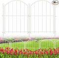 Decorative Garden Fence 17in x30ft, 30 Pack Rustproof Metal No Dig Fence Animal by Thrivinest