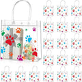 Teling 20 Packs Dog Paw Clear PVC Gift Bags by Teling