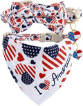 Faygarsle 2 Pack Patriotic Pet Collar Set by Faygarsle