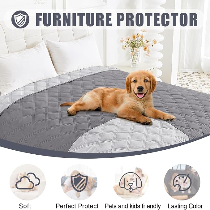 Smiry Waterproof Dog Bed Cover Blanket 40x80, Soft Reversible Pet Blanket - Image 8