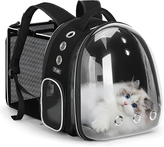Lekereise Cat Backpack Carrier, Expandable Large Space Cat Bubble Backpack by Lekereise