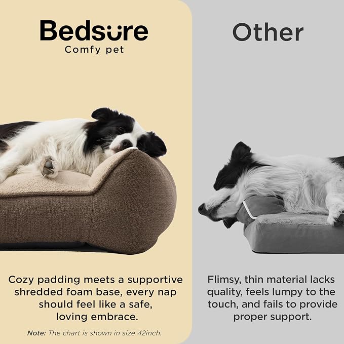 Bedsure SupportMax™ XL Pro Orthopedic Dog Beds Large Sized Dog - Image 3