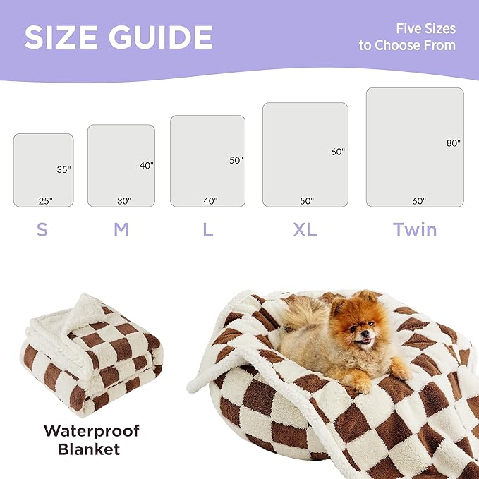 LE SURE Waterproof Dog Blanket for Medium Dogs - Image 5