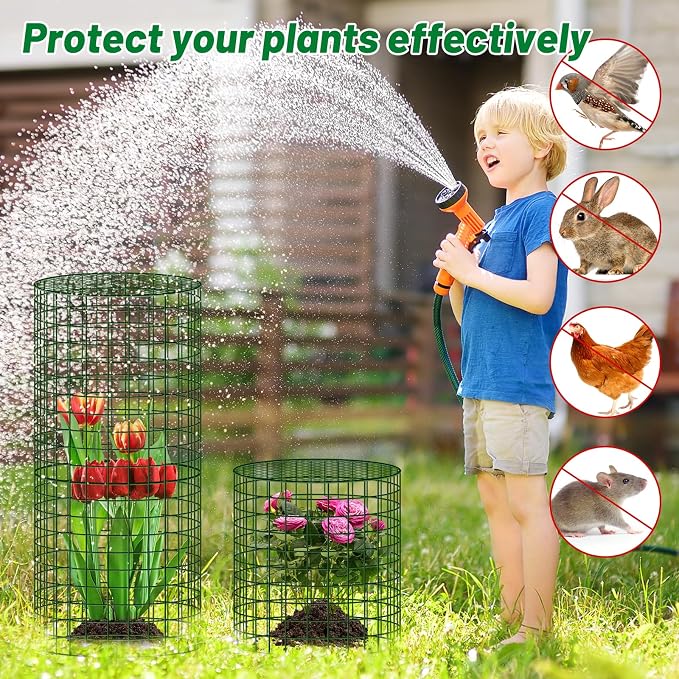 UNIFAMILY 6pcs Plant Protectors from Animals - Image 3