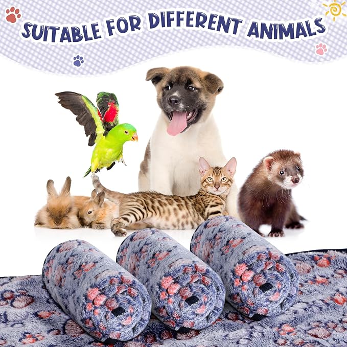 Tatuo 4 Pcs Dog Blanket for Pet Cat Blankets Indoor Puppy Teething Stuff Toys - Image 5