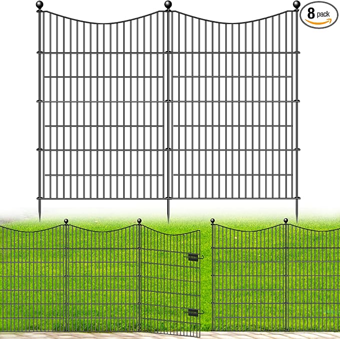 8 Panels Decorative Garden Fence by OutdoorFence