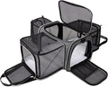 BAGLHER Cat Carrier Bag, Airline Approved Pet Carrier Soft Side Pet Travel 5 by BAGLHER