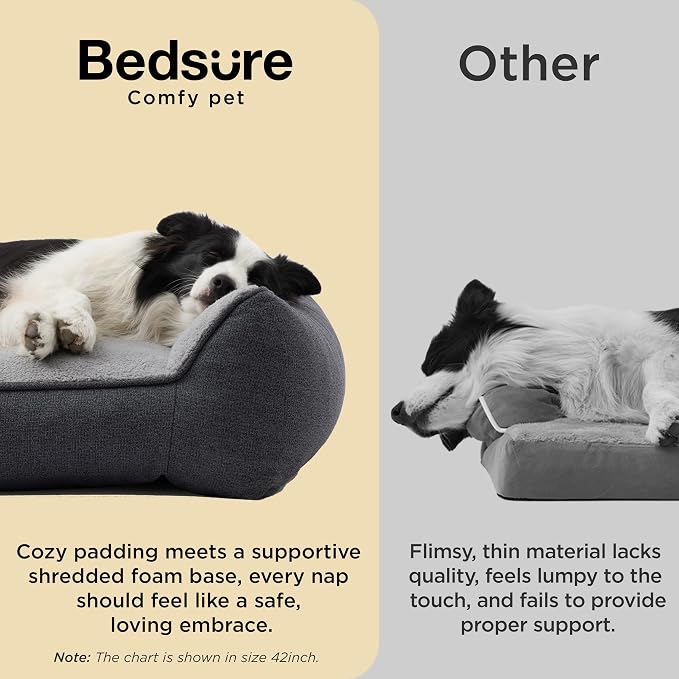 Bedsure SupportMax™ XL Plus Orthopedic Dog Beds Large Sized Dog - Image 3