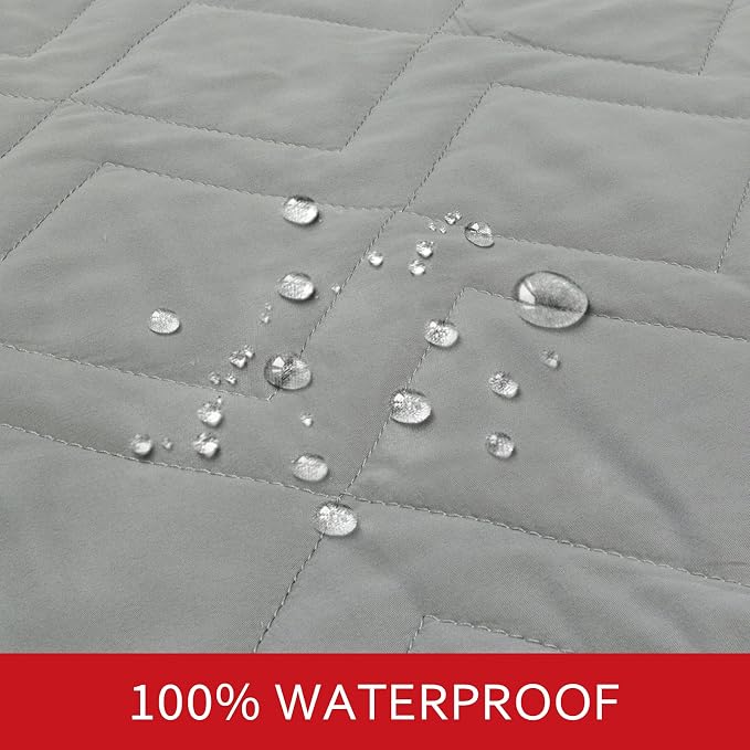 Moonsea Waterproof Couch Cover for Dogs Antislip Washable Blanket Bed Cover Pet - Image 2