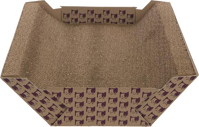 SmartyKat Super Scratcher Chaise Corrugate Cat Scratcher and Lounge, Cradling - Image 8