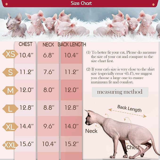 DENTRUN Hairless Cats Shirt Breathable Cat Daily Wear Clothes Stripe Vest - Image 5