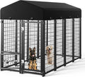 Dog Kennel Outdoor, Large Outside Dog Kennel by Guiferland