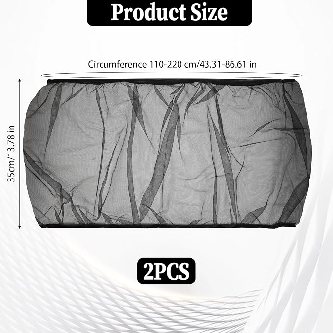 2PCS Bird Cage Cover, Bird Cage Seed Catcher, Birdcage Cover Skirt, Airy Nylon - Image 2