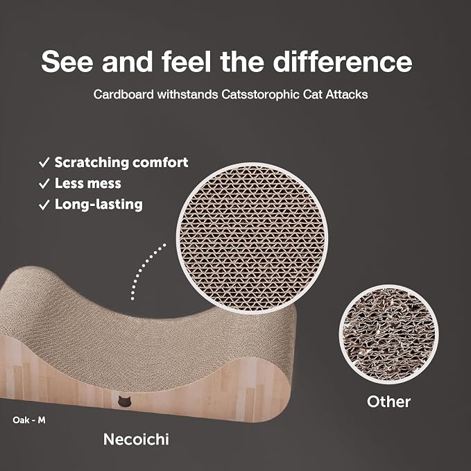 Necoichi Cardboard Cat Scratcher Bed - Image 7