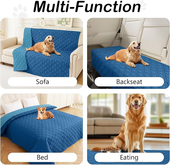 hyha Waterproof Dog Bed Blanket, Soft Pet Blankets, Waterproof Couch Cover - Image 4