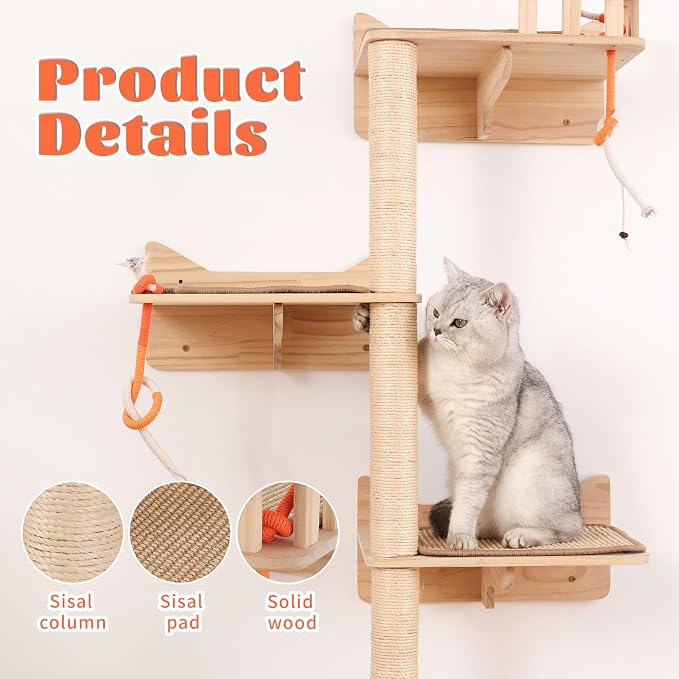 Wall Mounted Cat Tree - Image 4