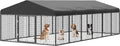 Large Outdoor Dog Enclosure, Heavy Duty Dog Cage by Petony