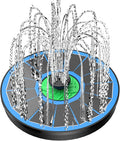 Yzert Solar Fountain Full Glass Panel No Battery, 3.5W Solar Bird Bath Fountains by Yzert