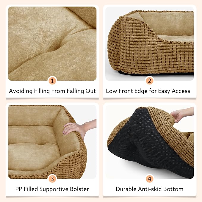 MIXJOY X-Large Dog Bed for Large, Small Dogs - Image 4