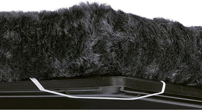 MidWest Homes for Pets QuietTime Dog Bed – Gray Faux Fur Bolster, Ultra-Soft - Image 2