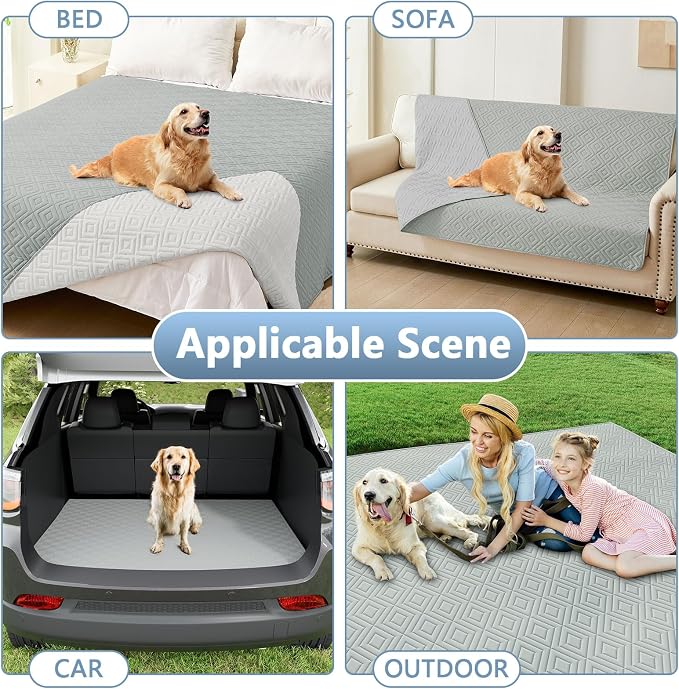 hyha Waterproof Dog Blanket, Soft Pet Bed Blankets, Waterproof Sofa Couch Cover - Image 6