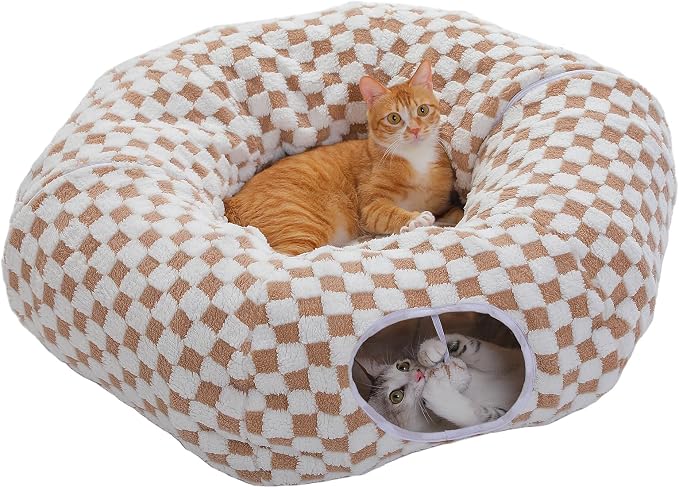 PEQULTI Cat Tunnel with Cat Bed by PEQULTI