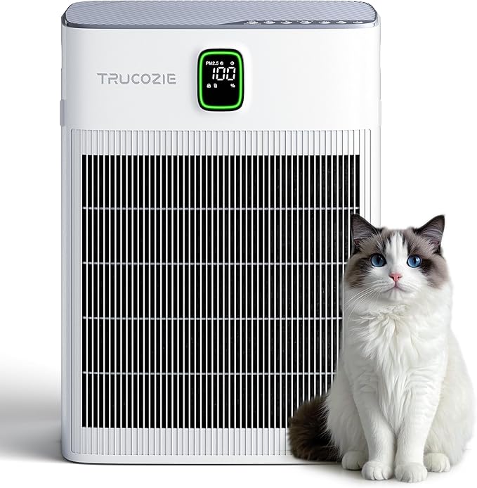 T554 Air Purifier for Home Up to 2000 Ft² in 1 Hr by TrucozieHome