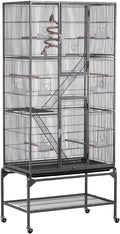Yaheetech 69-Inch Extra Large Wrought Iron 3 Levels Ferret Chinchilla Sugar by Yaheetech