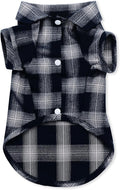 Koneseve Dog Shirt Pet Plaid Clothes T-Shirts Sweater Bottoming Shirt by Koneseve