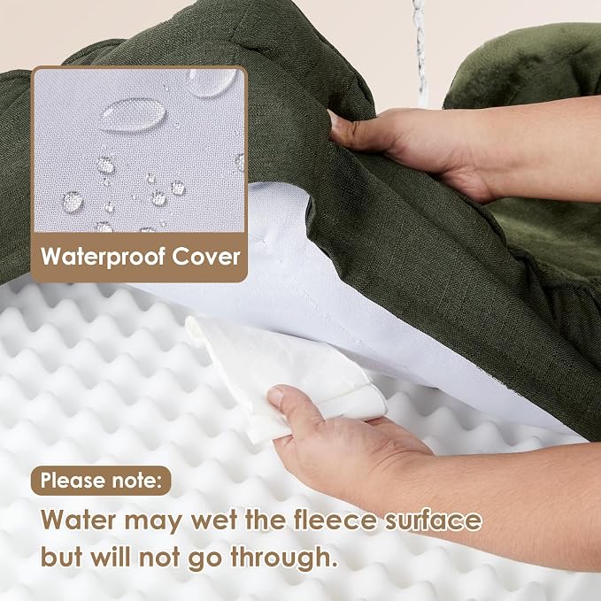 EHEYCIGA Orthopedic Dog Beds for Extra Large Dogs, Waterproof Memory Foam XL - Image 4