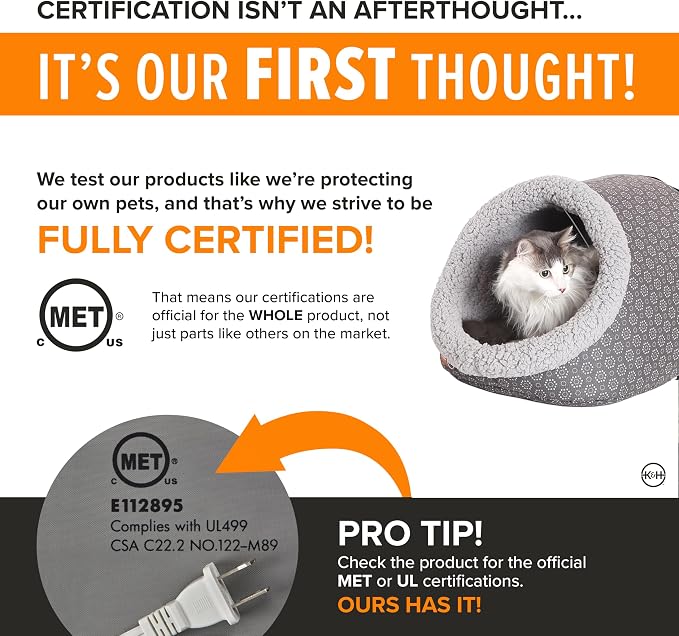 K&H Pet Products Heated Cat Bed - Image 5