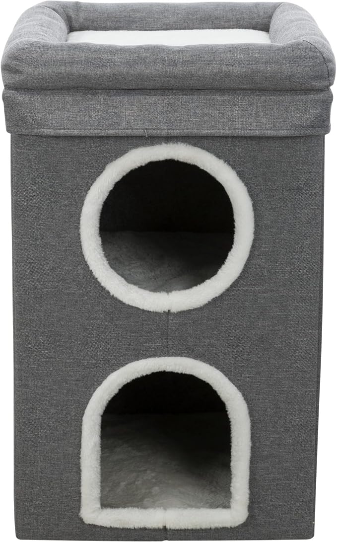 Trixie Saul Cat Condo | 2-Story Condo Tower | Scratching Surface | Foldable by TRIXIE
