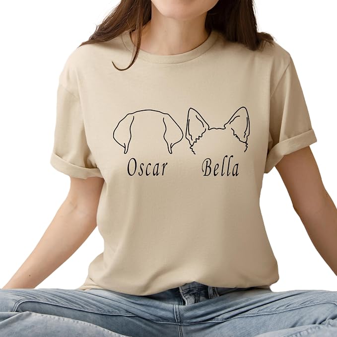 Custom Dog Mom Shirt for Women Pet Ears Sweatshirt - Image 8