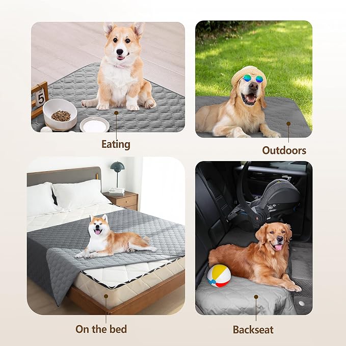 gogobunny 100% Double Sided Waterproof Dog Blanket Soft Pet Bed Cover - Image 3