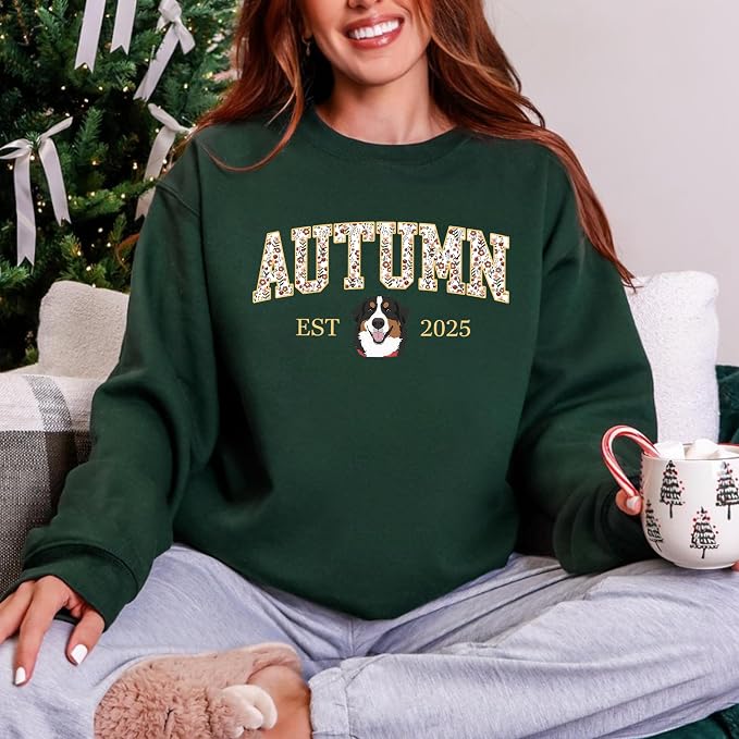 Custom Pet Sweatshirts with Photo and Name, Personalized Dog Sweatshirt - Image 7