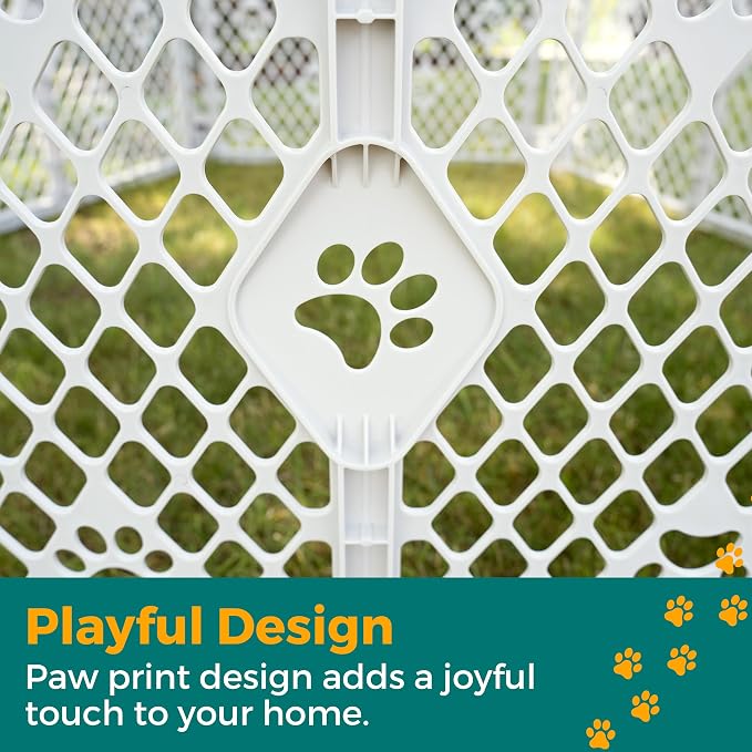 MYPET 6-Panel Paws Petyard, Durable & UV-Resistant Puppy Playpen, - Image 3