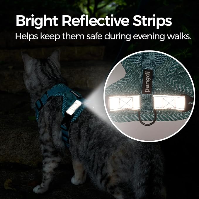 Cat Harness and Leash Escape Proof Large Kitten Harness Ragdoll Cat Vest - Image 6