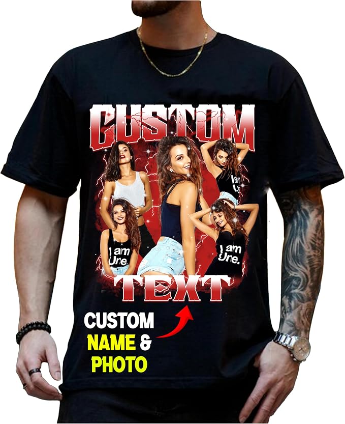 NAZENTI Custom Bootleg Rap Tee, Custom T-Shirts - Image 5